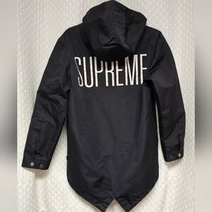 Supreme Black Hooded Jacket